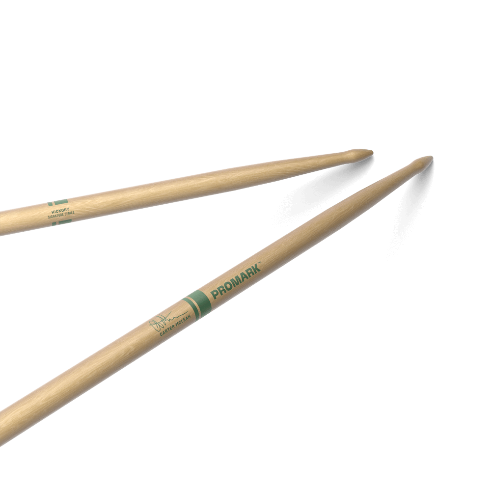 Promark トスマシン Carter McLean Hickory Drumstick, Wood Tip | ProMark Drumsticks | D