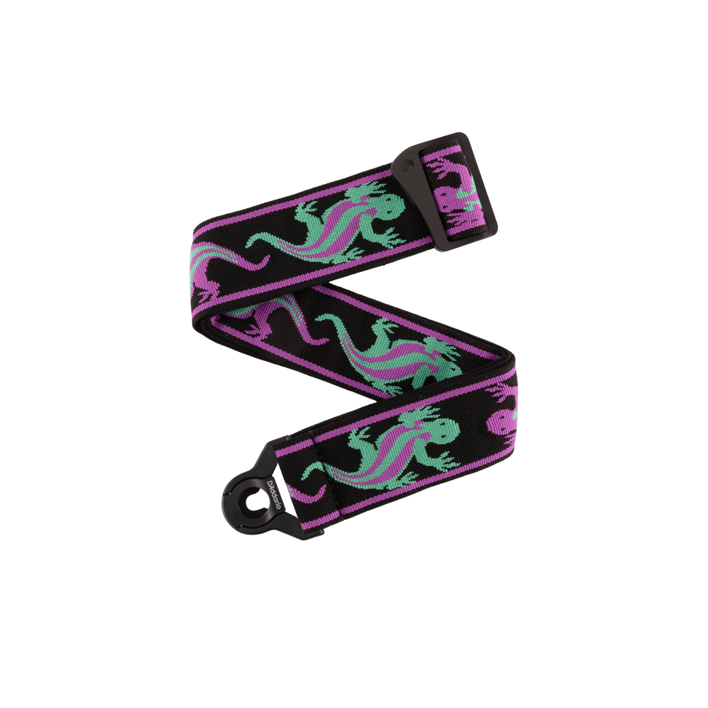 Auto Lock Vintage Planet Waves Lizards Guitar Strap | D'Addario