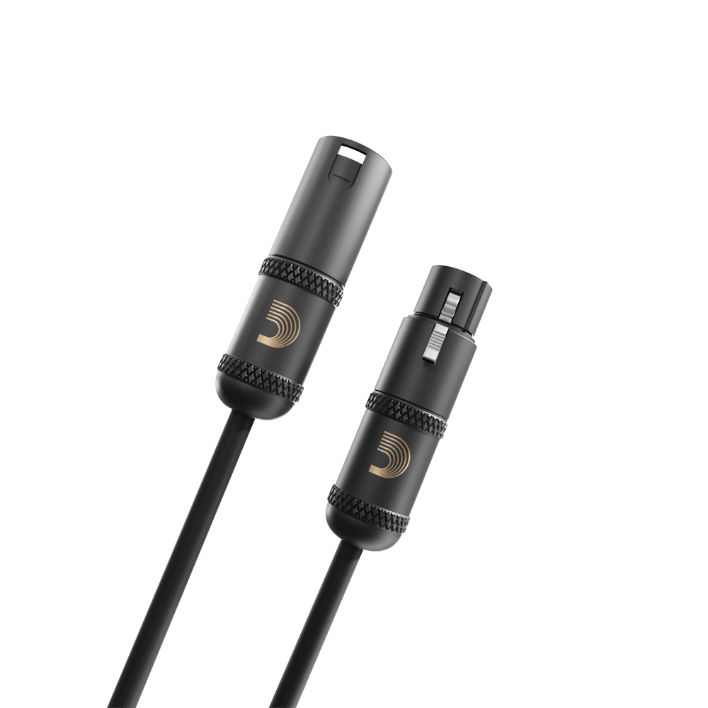 coiled mic cable for andoer fish pole D'Addario American Stage XLR Microphone Cable 25'