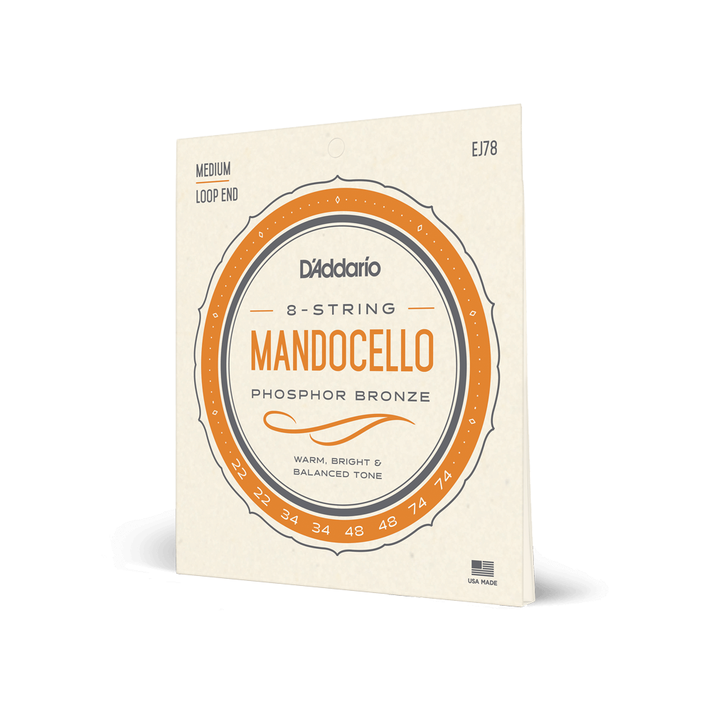 EJ78 Phosphor Bronze Mandocello Strings | Mandolin Strings | D'Addario