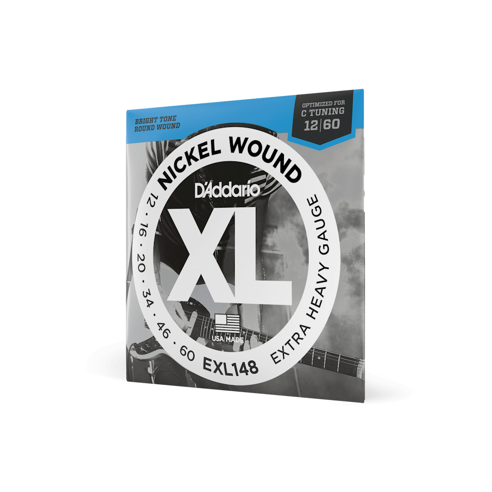 12-60 Extra Heavy, XL Nickel Wound Electric Guitar Strings