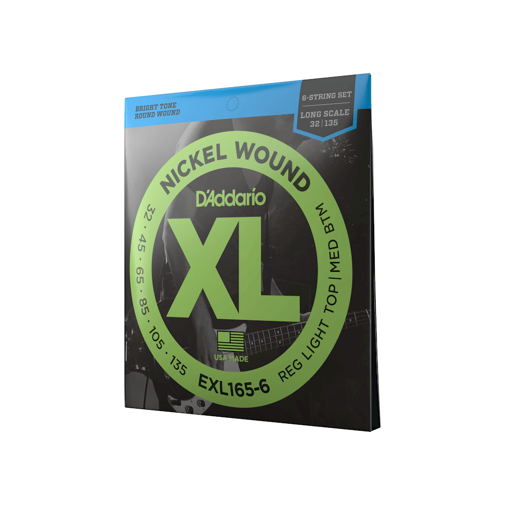 EXL1656 Nickel Wound 6String | Bass Guitar Strings | D'Addario