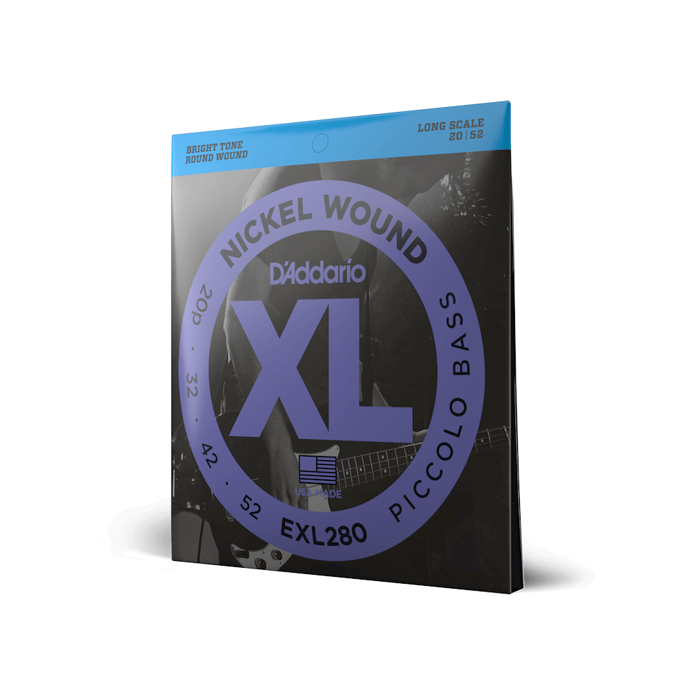 EXL280 Nickel Wound Piccolo | Bass Guitar Strings | D'Addario