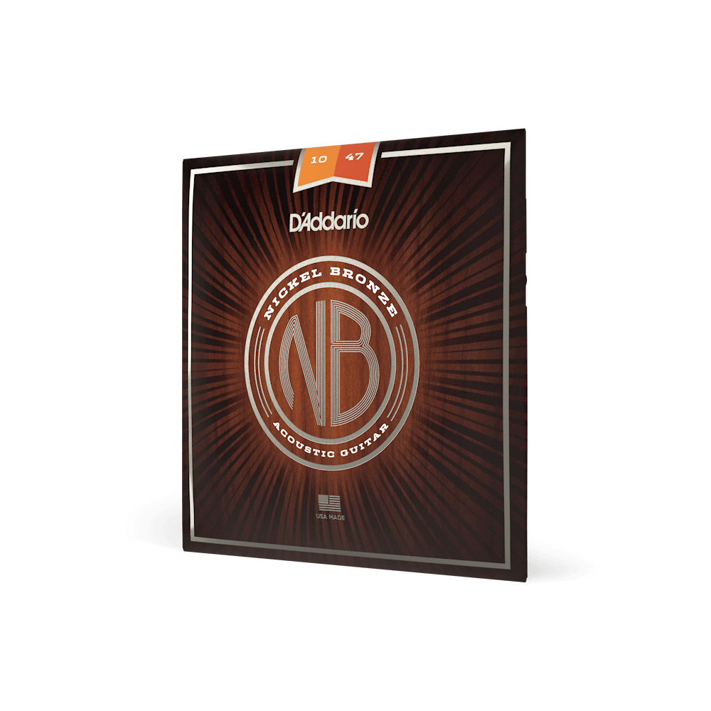 10-47 Extra Light, Nickel Bronze Acoustic Guitar Strings | NB1047