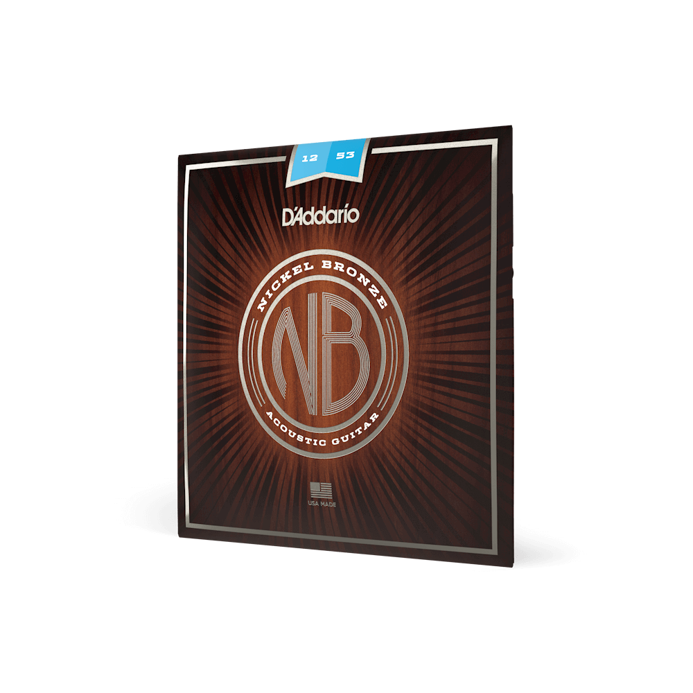 12-53 Light, Nickel Bronze Acoustic Guitar Strings | NB1253 | D