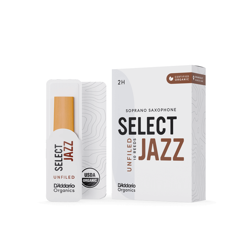 Organic Select Jazz Soprano Saxophone Reeds | Woodwinds | D'Addario