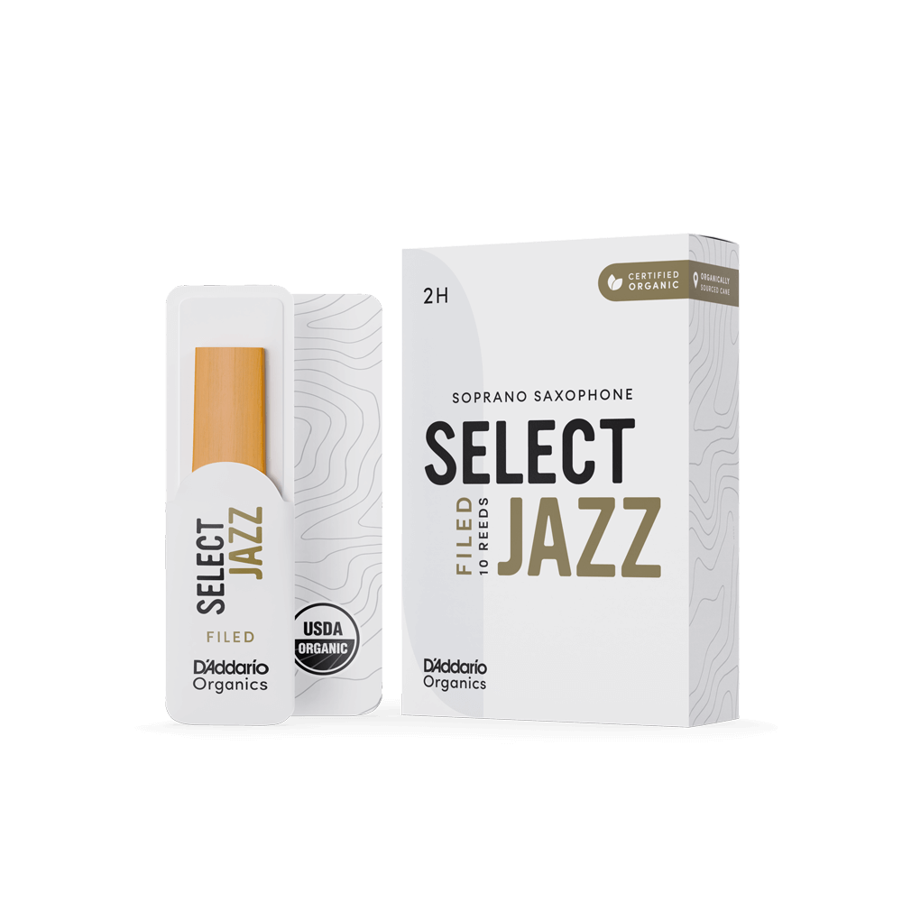 Organic Select Jazz Soprano Saxophone Reeds | Woodwinds | D'Addario