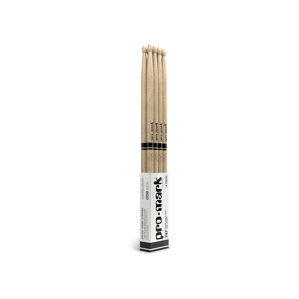 Neil Peart 747 Shira Kashi Oak Drumstick, 4-Pack | ProMark – D'Addario