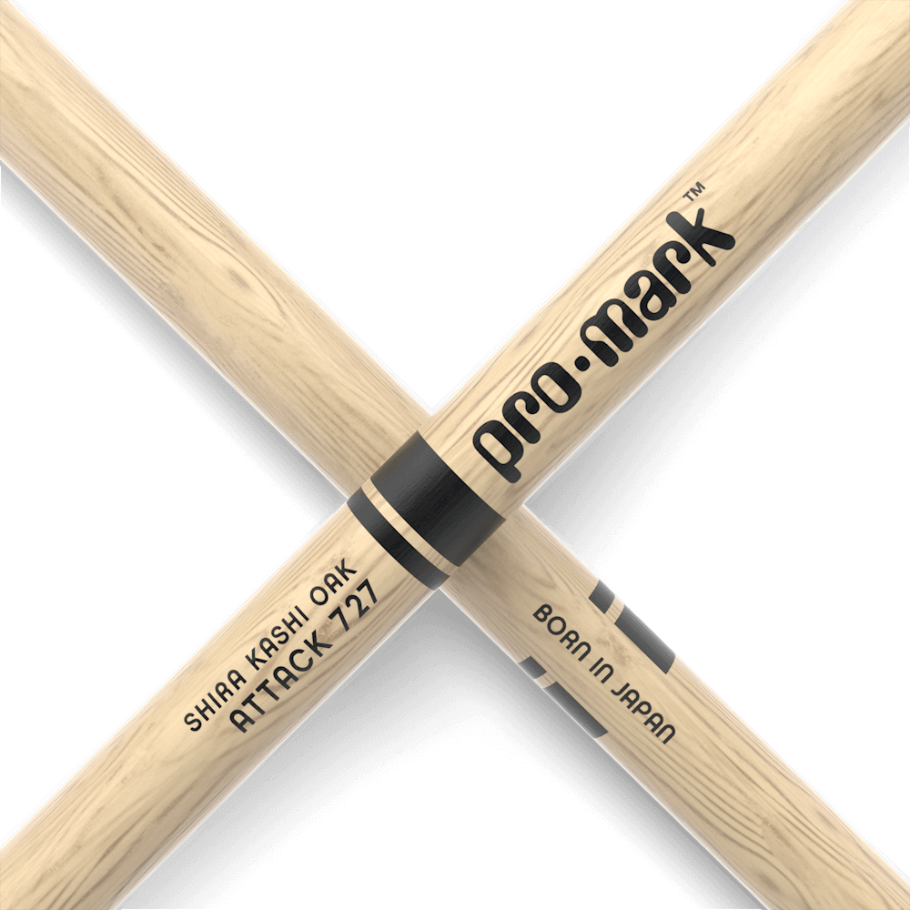 Classic Attack 727 Shira Kashi Oak Drumstick, Oval Wood Tip