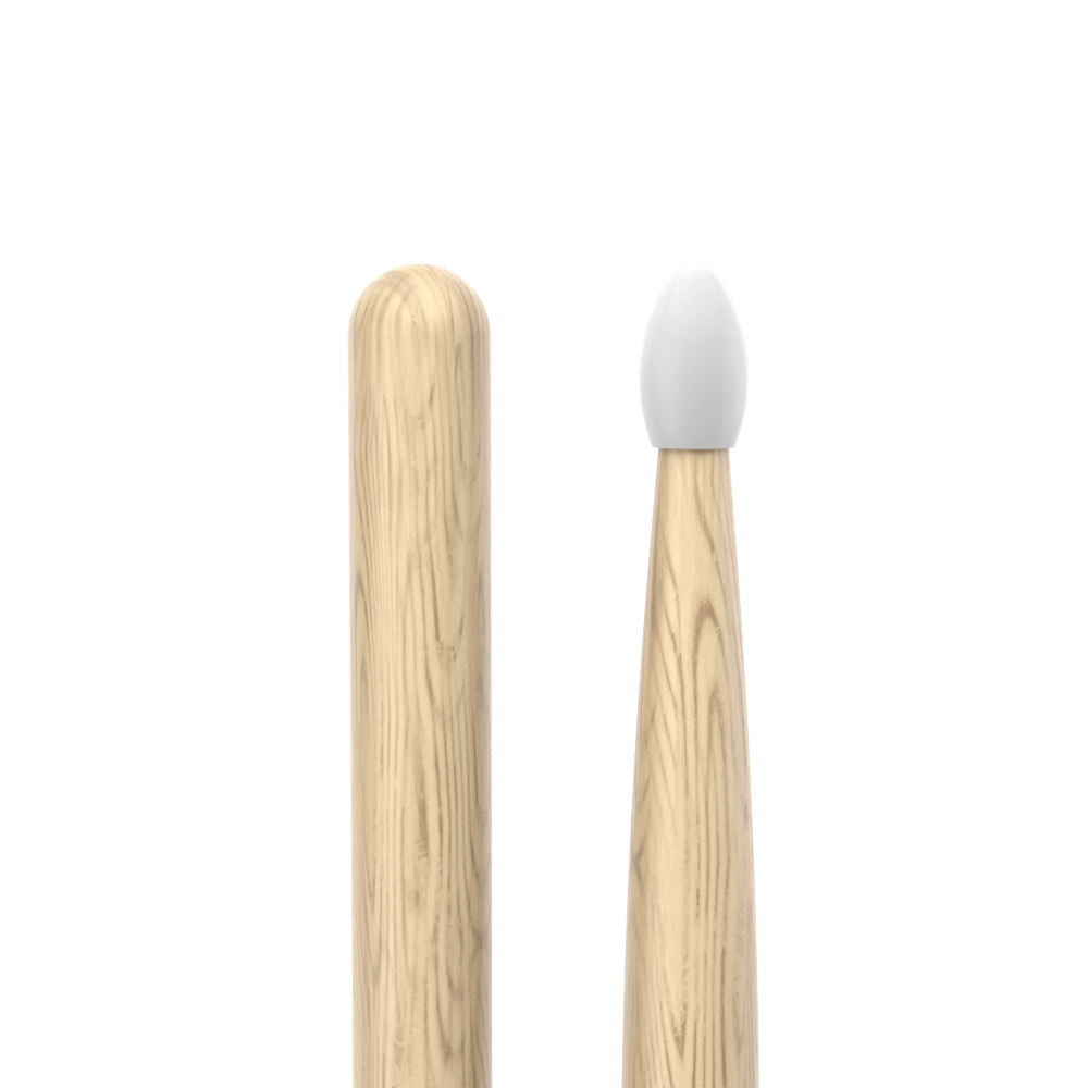 Classic Attack 7A Shira Kashi Oak Drumstick, Oval Nylon Tip