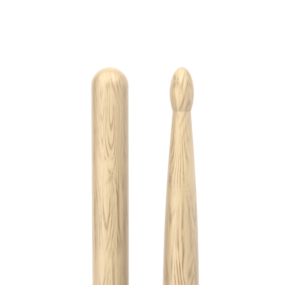 Classic Attack 7A Shira Kashi Oak Drumstick, Oval Wood Tip