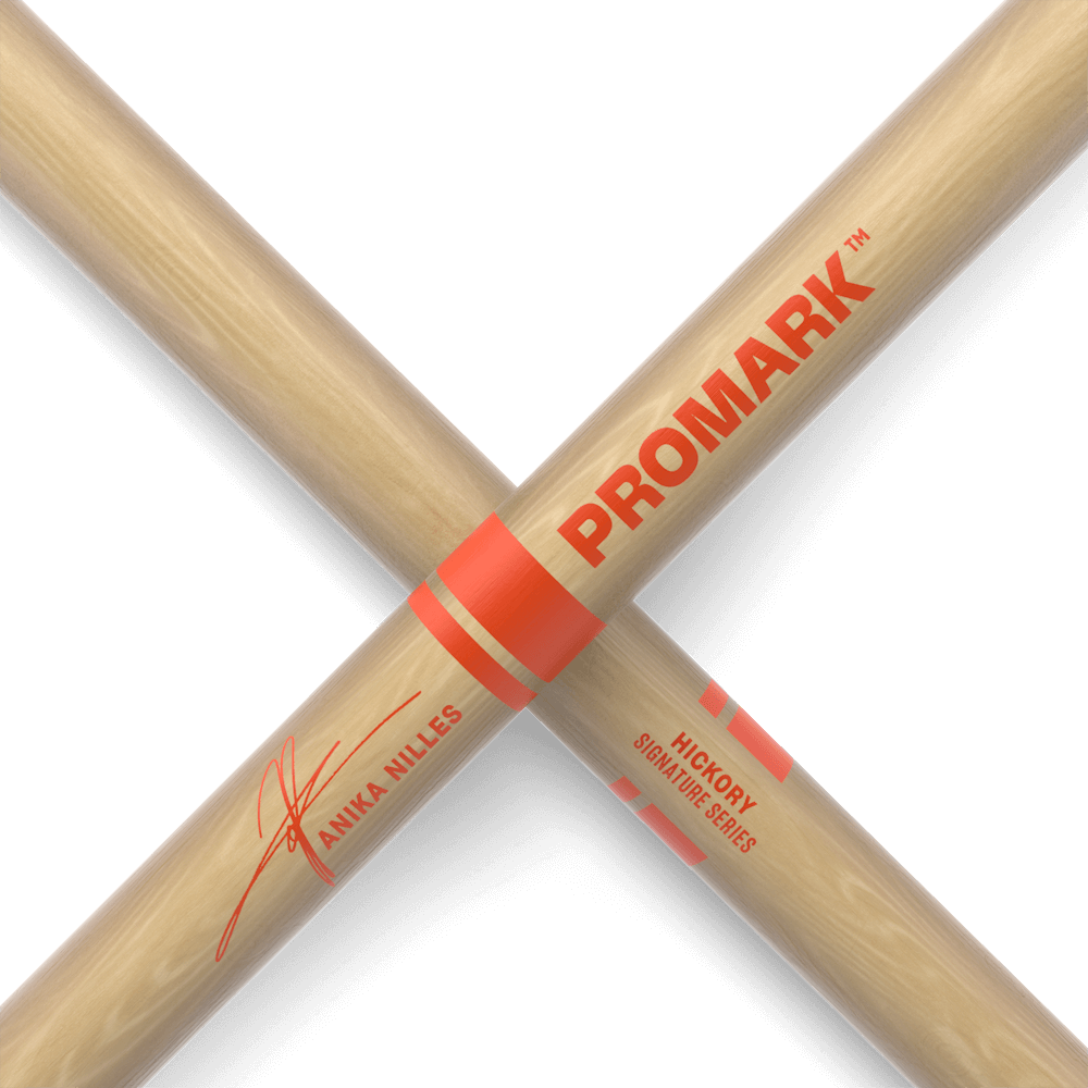 Anika Nilles Hickory Drumstick, Wood Tip | ProMark Drumsticks | D