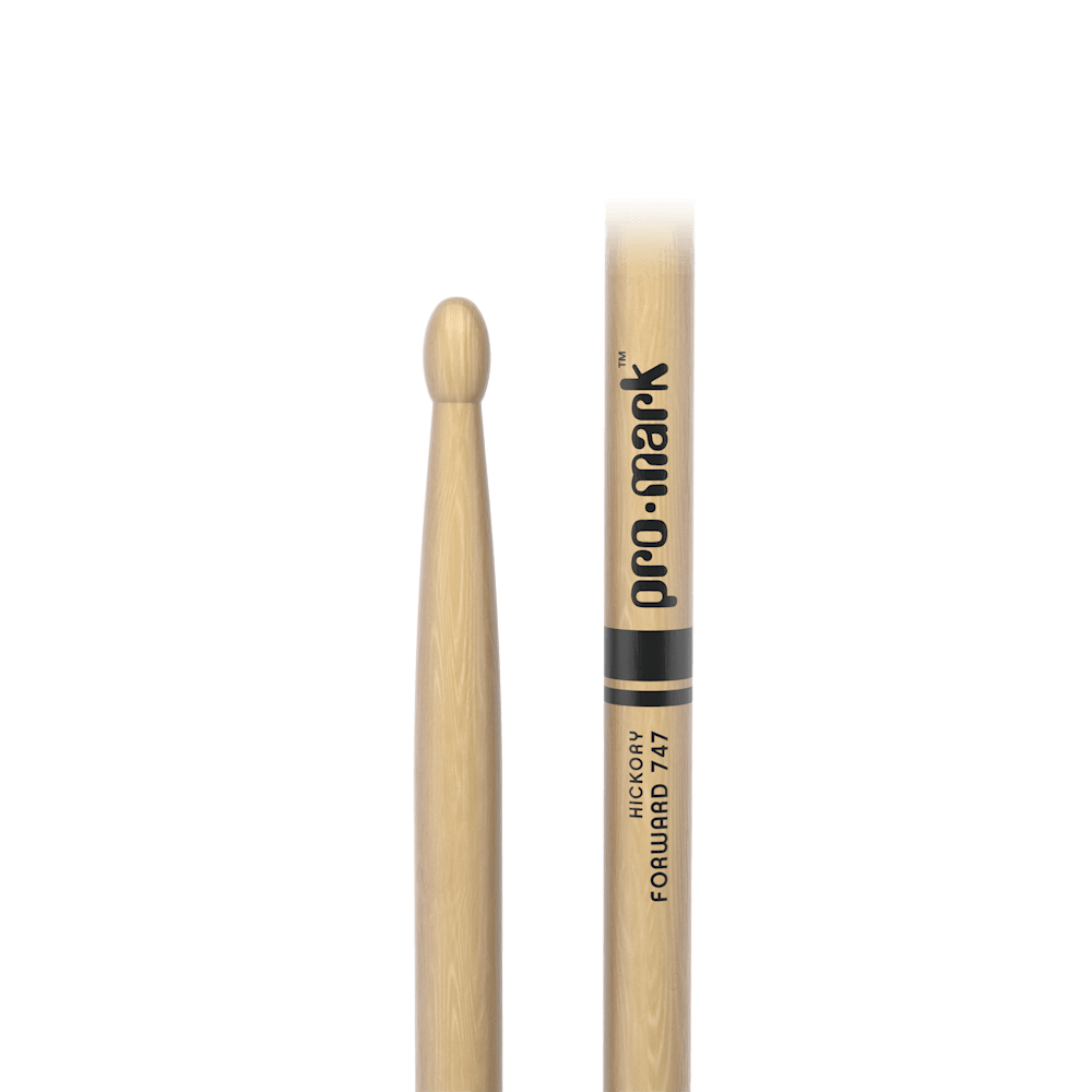 Promark トスマシン Classic Forward 747 Hickory Drumstick, Oval Wood Tip | ProMark