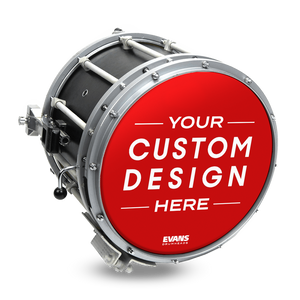 Custom Marching Bass Drumhead