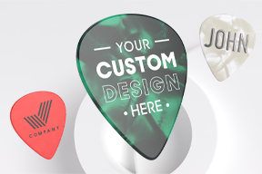 Single Color Custom Guitar Picks