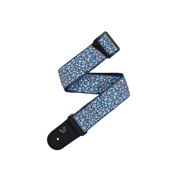 Eco Persian Woven Guitar Strap, Blue | D'Addario