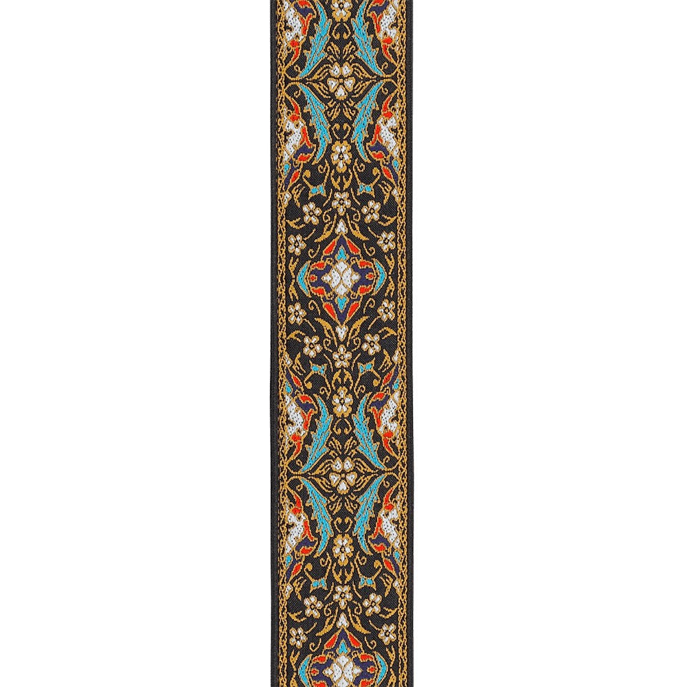 Eco Persian Woven Guitar Strap, Black | D'Addario
