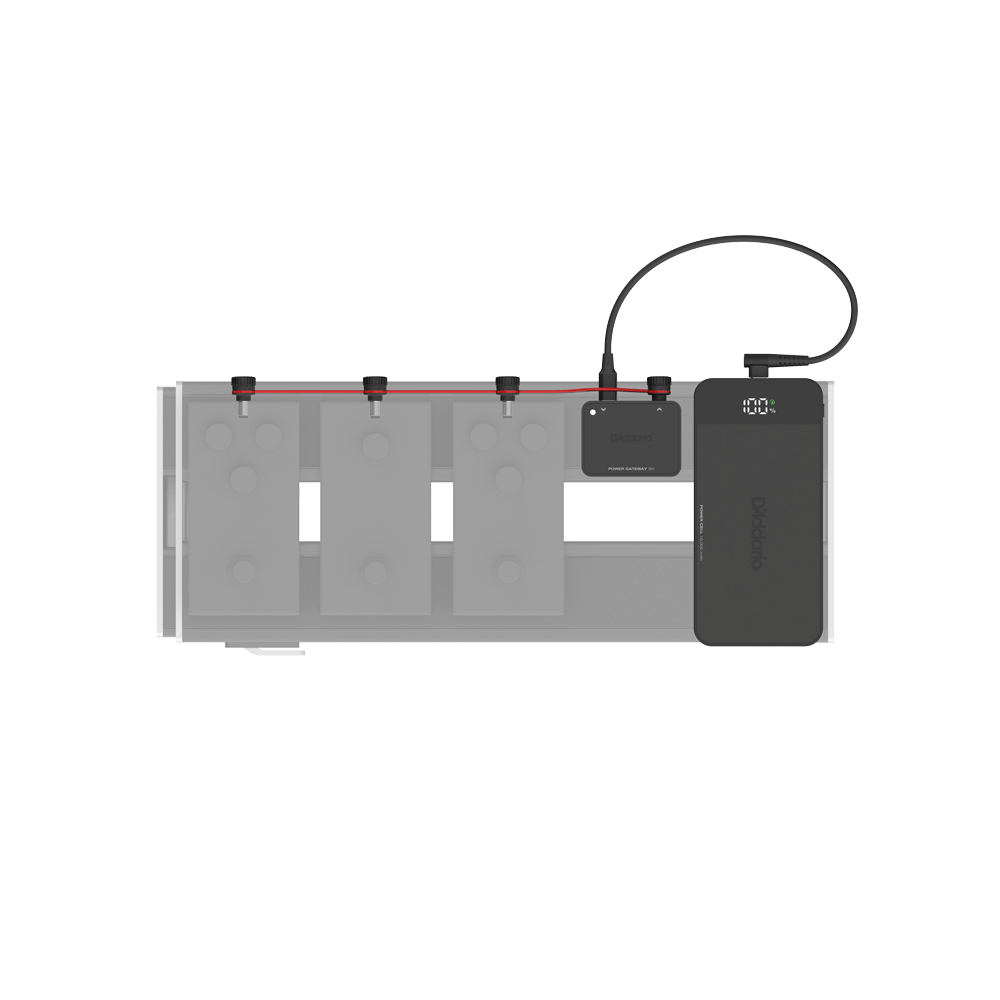 rechargeable pedal power supply D'Addario XPND Pedal Power Battery Kit