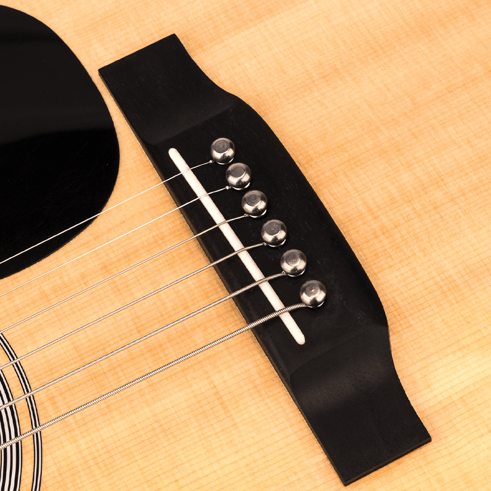 Bridge Pin Set, Titanium | Accessories | D'Addario