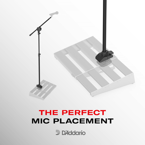 microphone to guitar pedal XPND Pedalboard Mic Stand