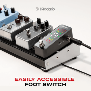 D'Addario Chromatic Pedal Guitar Tuner
