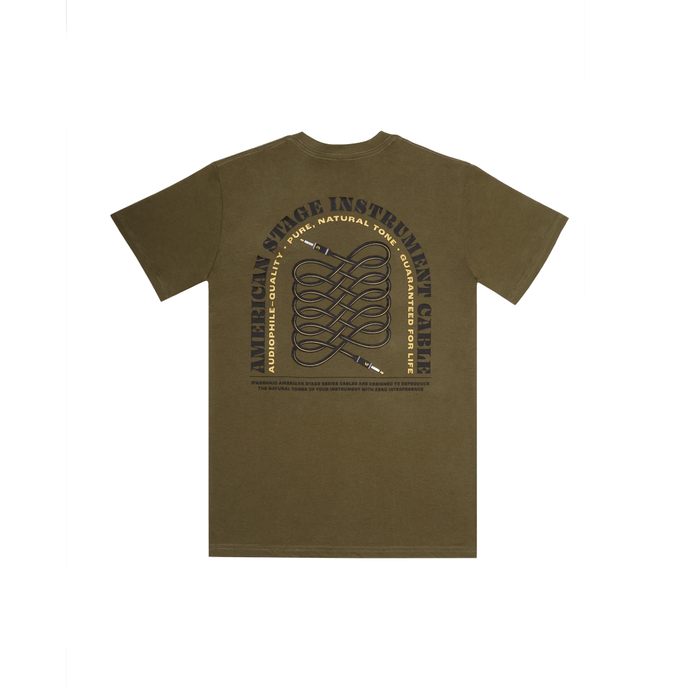 American Stage Cable T-Shirt | D'Addario Merch