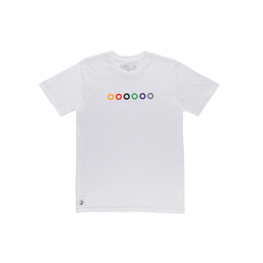 D'Addario Ball End T-Shirt, White | D'Addario Merch