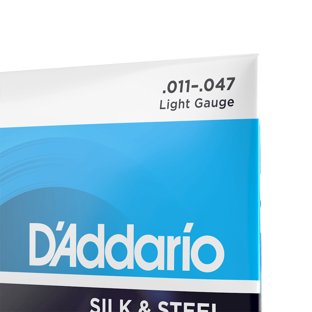 11-47 Light Gauge 6-Strings, Silk & Steel Acoustic Guitar Strings