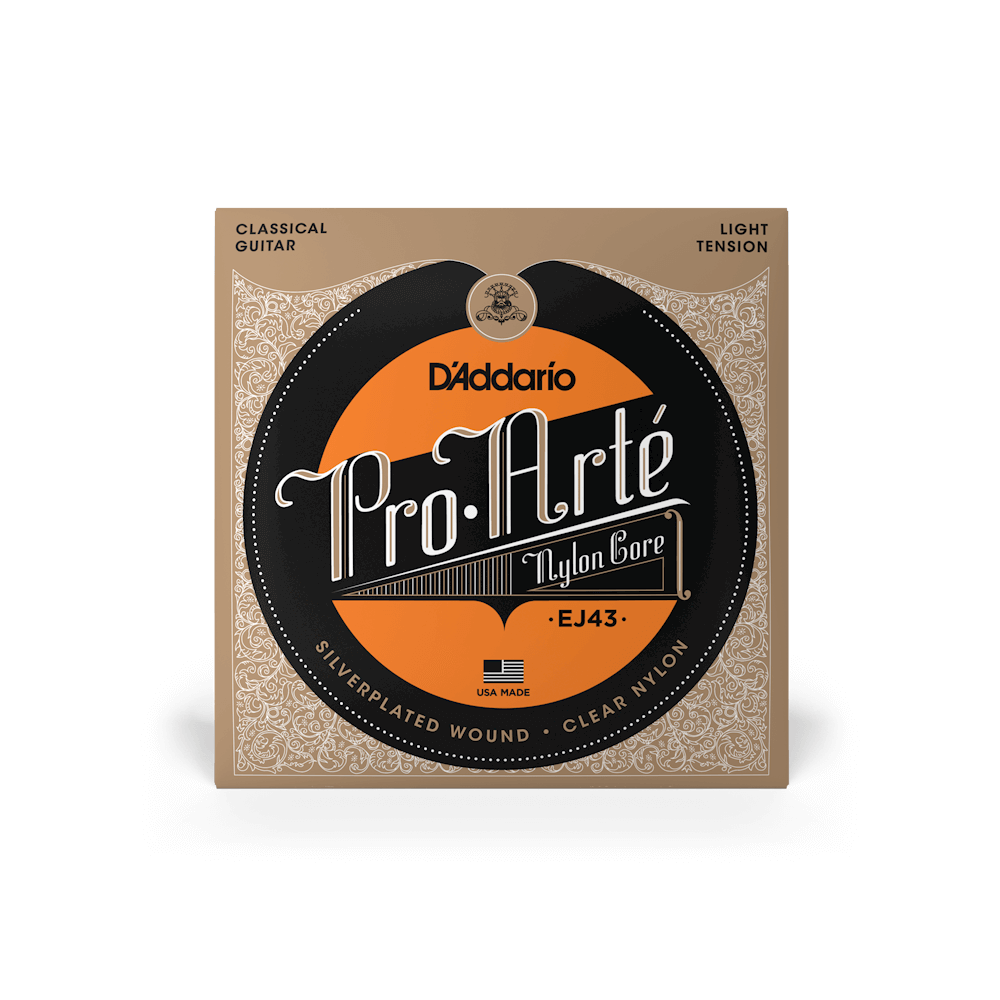 希少　クラシックギター用DI　Fishman Aura Nylon String Light Tension, Pro-Arté Nylon Classical Guitar Strings, Tie-End