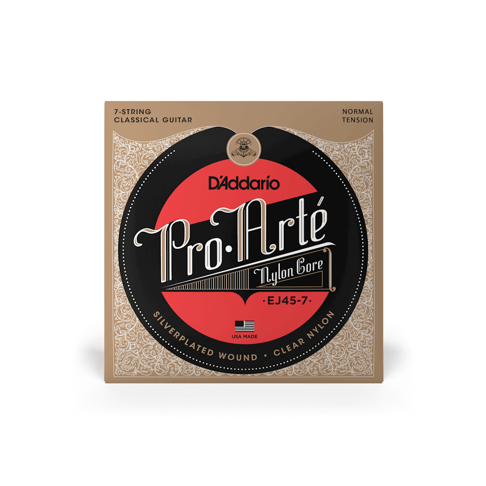 Normal Tension 7-String, Pro-Arté Nylon Classical Guitar Strings