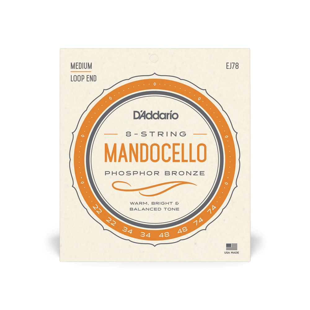 EJ78 Phosphor Bronze Mandocello Strings | Mandolin Strings | D'Addario
