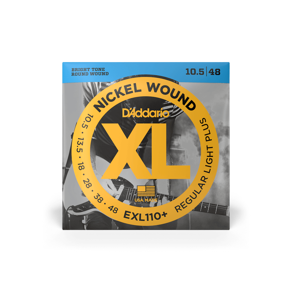 10.5-48 Regular Light Plus, XL Nickel Wound Electric Guitar Strings ...