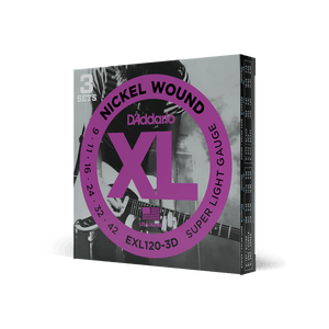 09-42 Super Light Gauge, XL Nickel Wound Electric Guitar Strings 09-42 Super Light Gauge, XL Nickel Wound Electric Guitar Strings