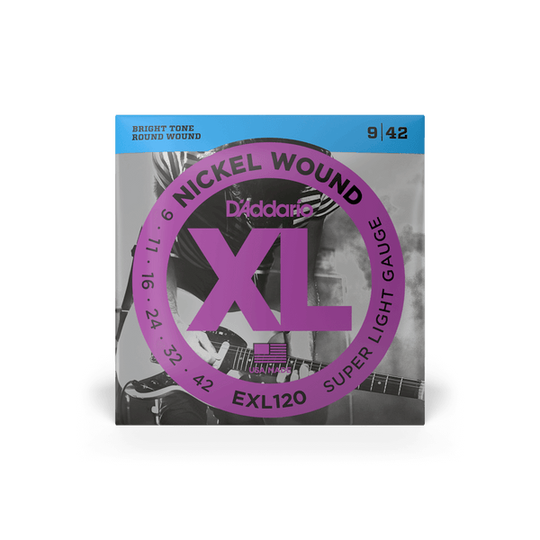09-42 Super Light Gauge, XL Nickel Wound Electric Guitar Strings ...