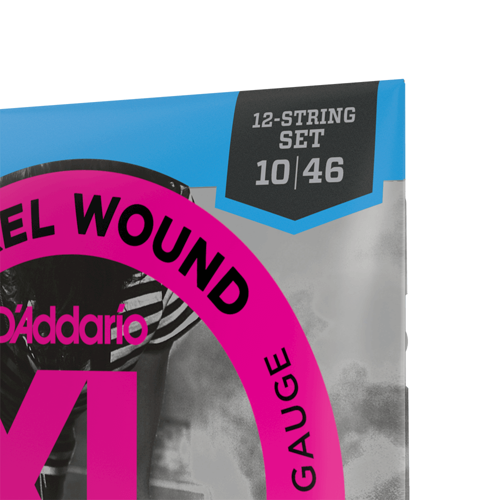 10-46 Regular Light 12-String, XL Nickel Wound Electric Guitar Strings ...