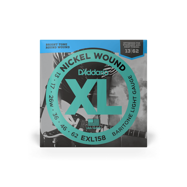 13-62 Light Baritone, XL Nickel Wound Electric Guitar Strings | EXL158 ...