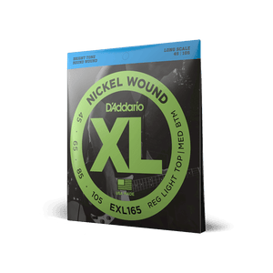 EXL165 Nickel Wound | Bass Guitar Strings | D'Addario EXL165 Nickel Wound | Bass Guitar Strings | D'Addario