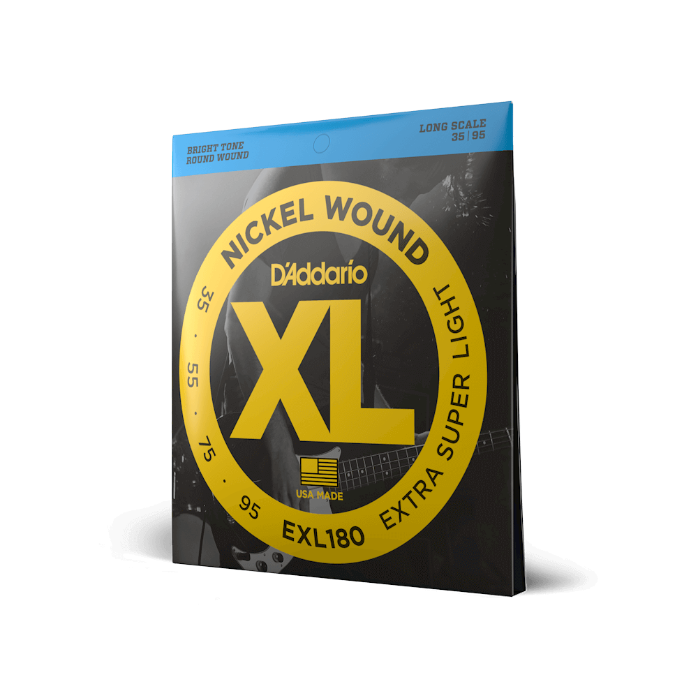 EXL170 Nickel Wound | Bass Guitar Strings | D'Addario EXL170 Nickel Wound | Bass Guitar Strings | D'Addario