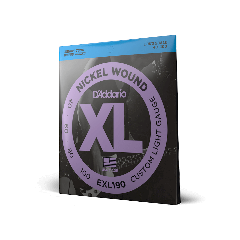 EXL170 Nickel Wound | Bass Guitar Strings | D'Addario EXL170 Nickel Wound | Bass Guitar Strings | D'Addario