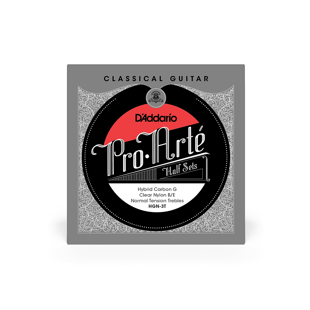 Hard Tension Treble Half Set, Pro-Arté Hybrid Carbon Classical
