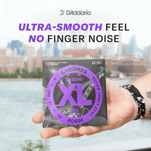 D'Addario ECG24 flatwound snarenset voor elektrische gitaar D'Addario ECG24 flatwound snarenset voor elektrische gitaar