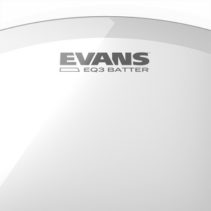 Evans EQ3 20 Resonant Bass Drum Head zonder poort - Zwart Evans EQ3 20 Resonant Bass Drum Head zonder poort - Zwart