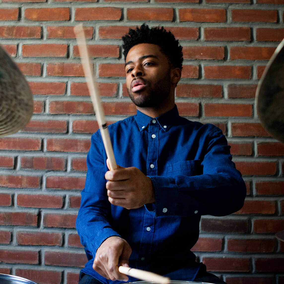 Finesse 5B Maple Drumstick, Small Round Wood Tip | ProMark Drumsticks ...