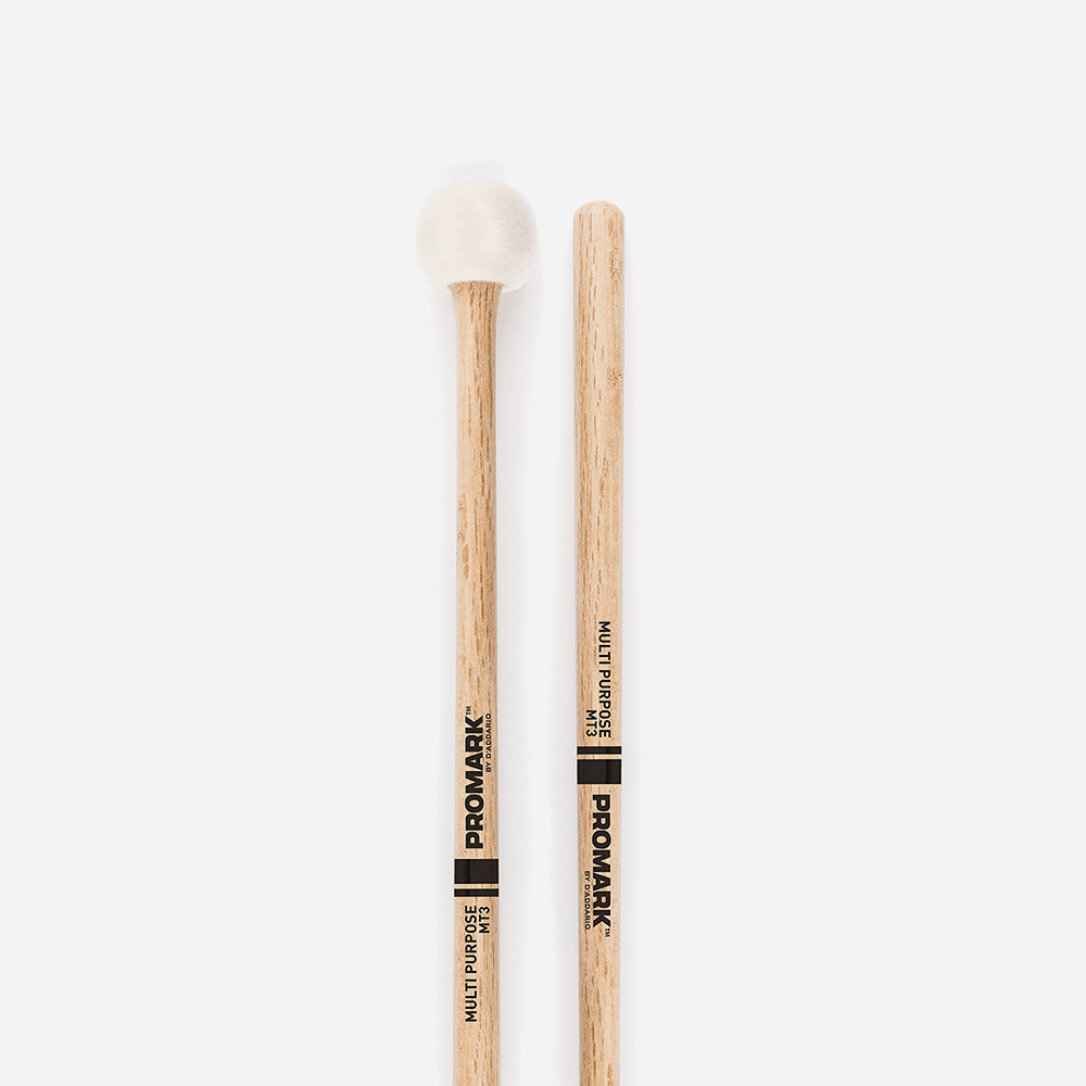 Shira Kashi Oak MediumHard Felt Mallet | ProMark Drumsticks | D