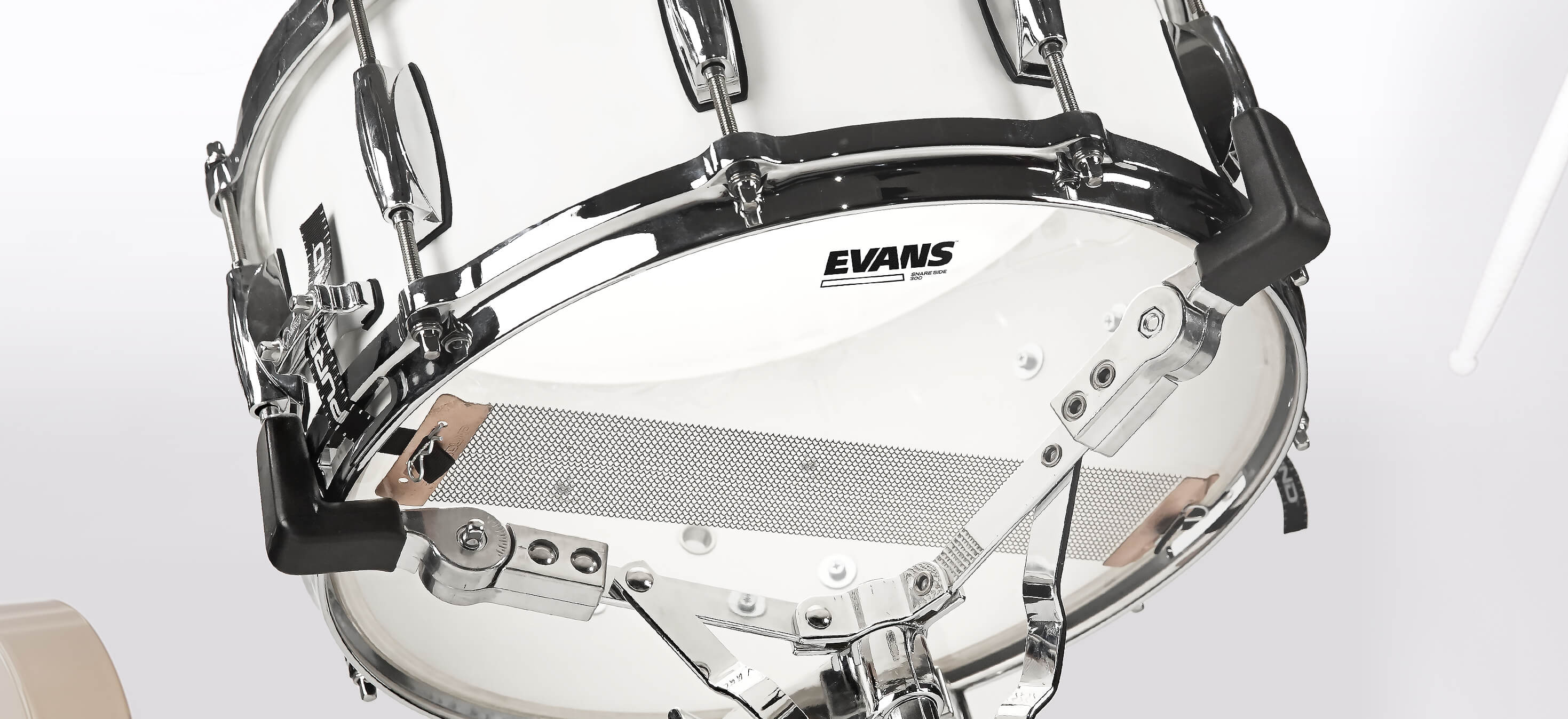 drum with PureSound snare wire attached