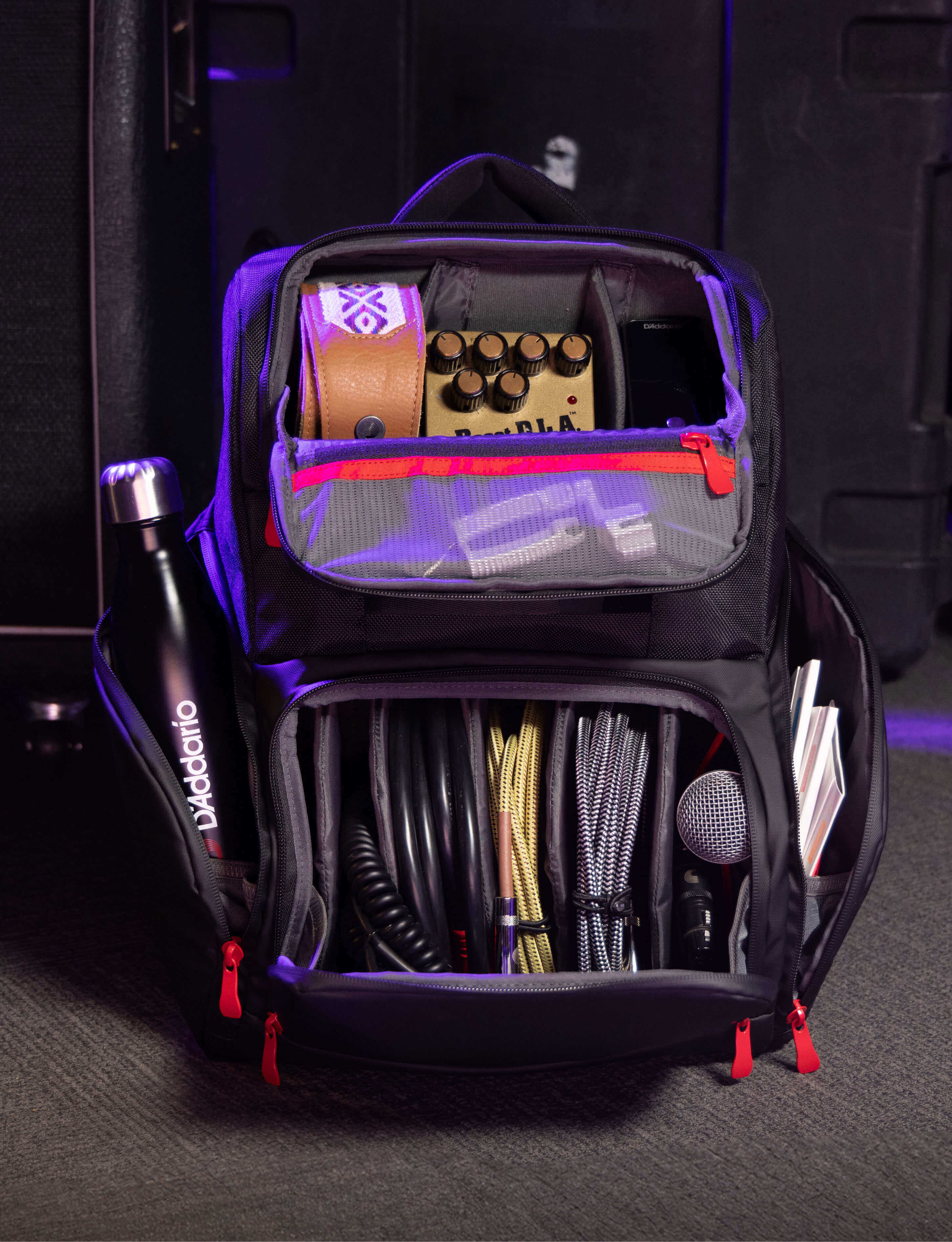 Backline Solo gear bag filled up