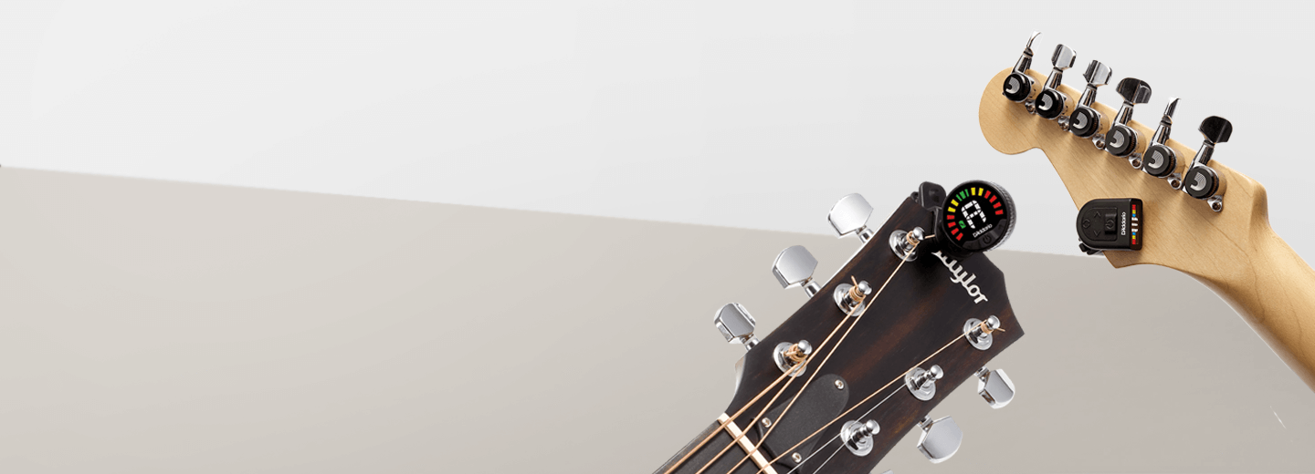 Tuner on Guitar headstocks