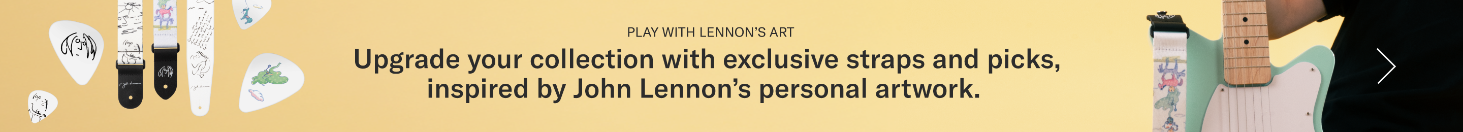 John Lennon Picks and Straps