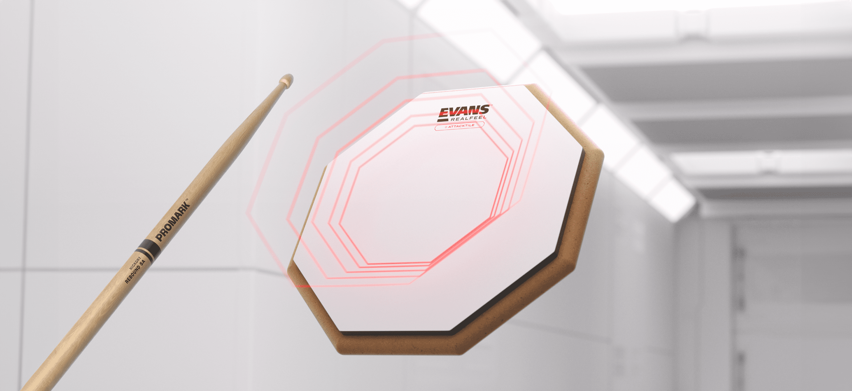 Attacktile drum practice pad.