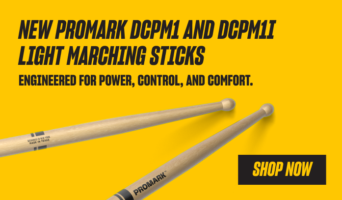 New ProMark DCPM1 and DCPM1i Marching Sticks